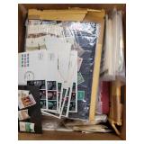 Israel Stamps & Covers in heavy bankers box, inclu