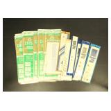 Stamp Mounts in wide variety of sizes and formats,