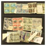 British Commonwealths Stamps Used Block CV $1,100+