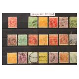 Australia Stamps #17, 19-37 Mint & Used CV $169