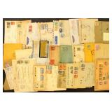 Switzerland Stamps Covers 1910-1925 group of 50 wi