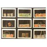 US Stamps on Dealer Cards, mostly 19th Century Use