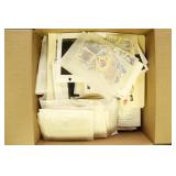 British Empire Stamps in Large Flat Rate Box, mix