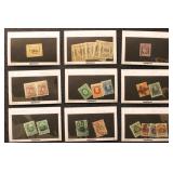 South America Stamps on dealer cards CV $400+