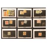 German States Stamps on dealer cards CV $400+