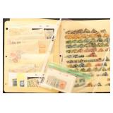 China Stamps Mint & Used on stockpages, includes s