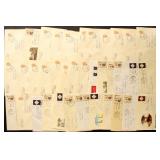 Latvia Stamps 81 Covers all from the 1990s includi