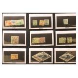 Worldwide Stamps on dealer cards CV $500+