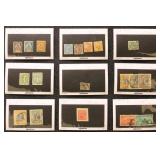 Worldwide Stamps on dealer cards CV $500+