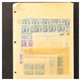 Canada Stamps Mint Back of Book on stockpages with