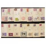US Stamps 1930s-1940 FDC incl #859-893 CV $300+