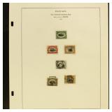 US Stamps 1887-1909 Used on Scott pages, mixed con