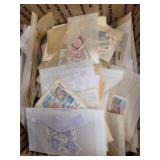 Worldwide Stamps in glassines, a few thousand stam