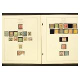 US Stamps 1930s Used & Mint Hinged on Scott pages,