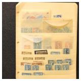 Canada Stamps Used Back of Book on stockpages with