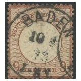 Germany #25 Used with thin CV $375