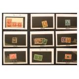 USA Stamps dealer cards CV $500+