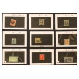 USA Stamps dealer cards CV $500+