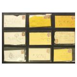 US 1860s Stamps on Covers, group of 3 cent Washing