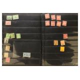 US Stamps 1890s-1940s Used & Mint on mix of pages,