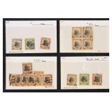 US Stamps #832-834 Mint and Used Accumulation on d