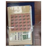 US Stamps #651 Mint NH pane of 50 with file folds