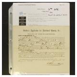 US 1860s-1880s Civil War & related Documents, 10 t