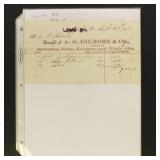 US Advertising Illustrated Billheads & Letterheads