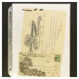 US Stamps Advertising Covers & Illustrated Billhea