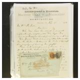 US Stamps Covers, Documents & Billheads, 19th & 20
