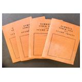 US Stamps 3c Sheets Mint Stuck Down in 4 old mint