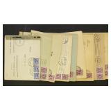 Germany AMG Stamps Postal History group of domesti