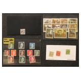 Worldwide Stamps Mint & Used on mix of dealer card