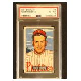 Robin Roberts PSA 4 1951 Bowman Baseball Card #3,