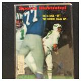Joe Namath 1969 Sports Illustrated Magazine Subscr