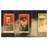 1910 Navy Candy 3 Admirals Lauer & Suter Co. Cards