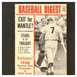 Mickey Mantle Cover 1969 Baseball Digest February