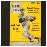 Joe DiMaggio Cover 1950 Baseball Digest June Newss