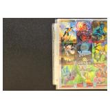 1994 X-Men Fleer Marvel Cards in 9 sleeve pages, f