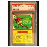 Checklist (62-132) 1966 Topps PSA 6 Football Card