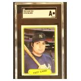 1982 Fleer Test Baseball Card, essay used by Fleer