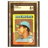 Hank Aaron SGC 3 1975 Topps Baseball Card #660, Ha