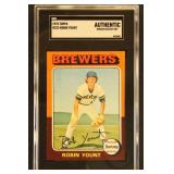 Robin Yount Rookie SGC Authentic (minimum size not