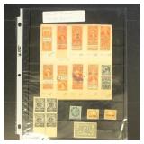 Canada Back of Book on pages, mint and used