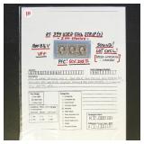 US Stamps #394 Used Strip of 3 with 2 mm spacing,