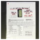 US Stamps #348 Mint NH Perf 12 Coil Pair with PSE