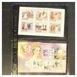 Worldwide (Mostly Africa) Stamps Mint NH Souvenir