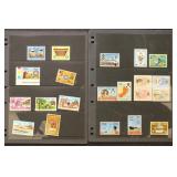 Oman Stamps Mint NH on 2 pages, nice fresh selecti