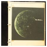 Space Topical Stamps in Two Albums, one of moon la