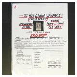 US Stamps #464 Mint NH with PSE Graded VF-XF 85J C